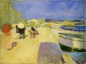 Afternoon on the Promenade des Anglais by Edvard Munch