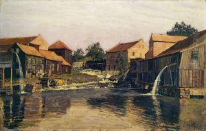 Akerselva by Nedre Foss