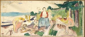 Alma Mater by Edvard Munch