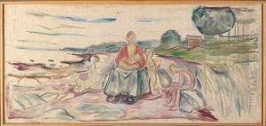 Alma Mater by Edvard Munch
