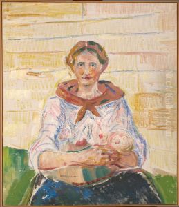 Figure Study by Edvard Munch