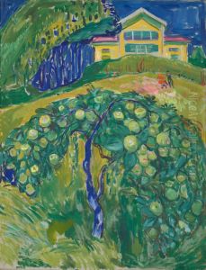Apple Tree in the Garden by Edvard Munch