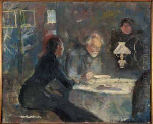 At Supper by Edvard Munch
