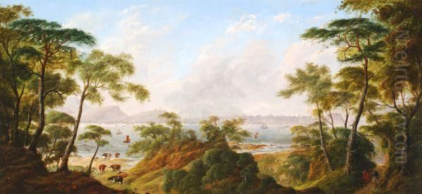 View Of Edinburgh From The Fife Coast - view 1