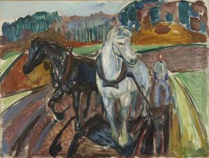 Autumn Ploughing by Edvard Munch