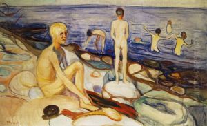 Bathing Boys by Edvard Munch