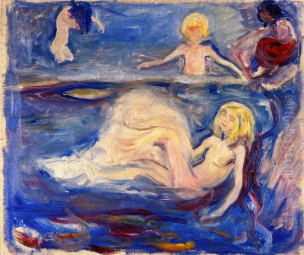 Bathing Children - view 1