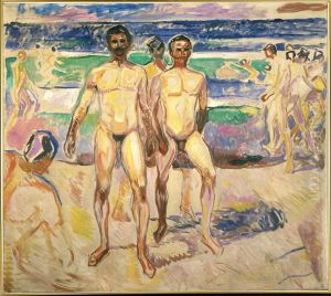 Bathing Men by Edvard Munch