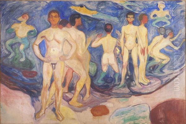 Bathing Young Men - view 1