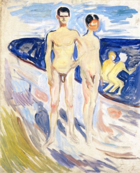 Bathing Young Men - view 1