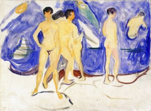Bathing Young Men by Edvard Munch