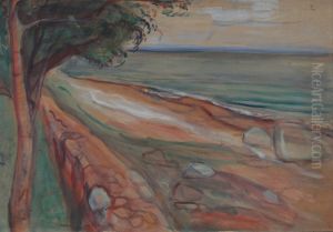Beach by Edvard Munch
