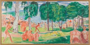 Beach by Edvard Munch