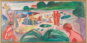 Beach Scene by Edvard Munch