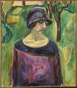 Birgit Prestoe in the Garden