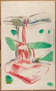 Blood Waterfall by Edvard Munch