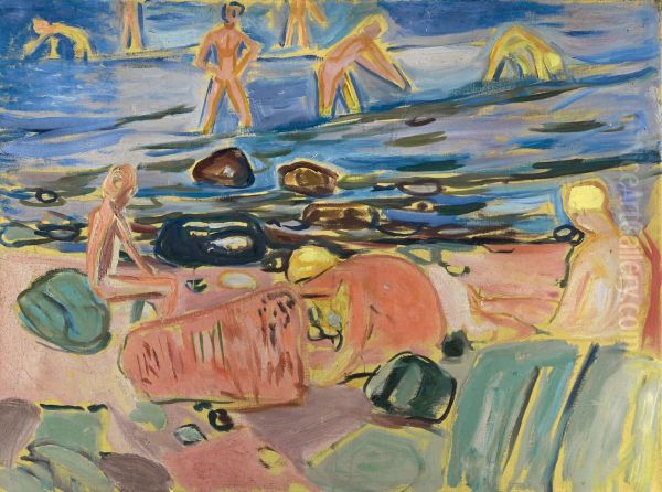 Boys Bathing - view 1