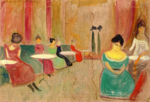 Brothel Scene by Edvard Munch