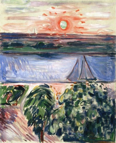 Canal at Sunset - view 1