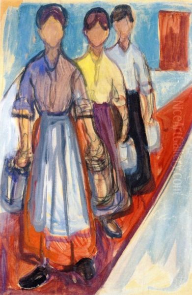 Charwomen in a Corridor - view 1