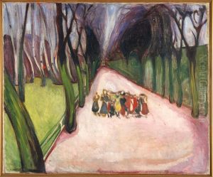 Children on the Street by Edvard Munch