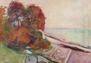 Coastal Landscape by Edvard Munch