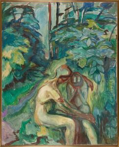 Consolation in the Forest by Edvard Munch