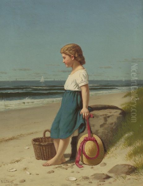 Young Girl At The Seashore - view 1