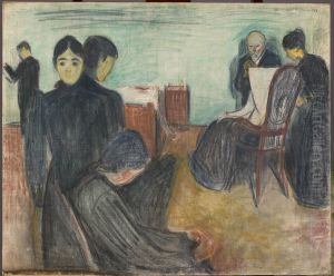Death in the Sickroom by Edvard Munch