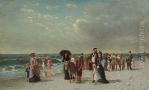 Donkey Rides On The Beach by Samuel S. Carr