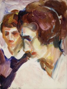 Double Portrait by Edvard Munch