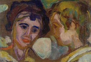 Double Portrait by Edvard Munch