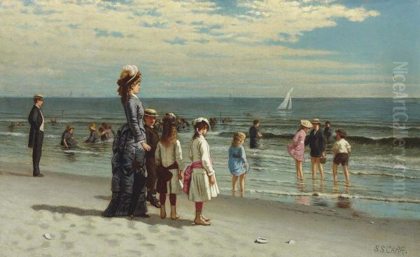 Beach At Coney Island - view 1
