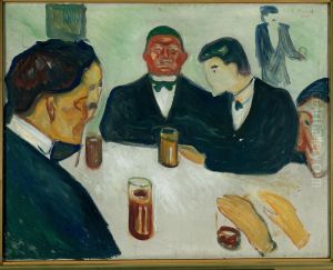 Drinkers by Edvard Munch