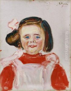 Portrait of a Girl (Erdmute Esche) by Edvard Munch