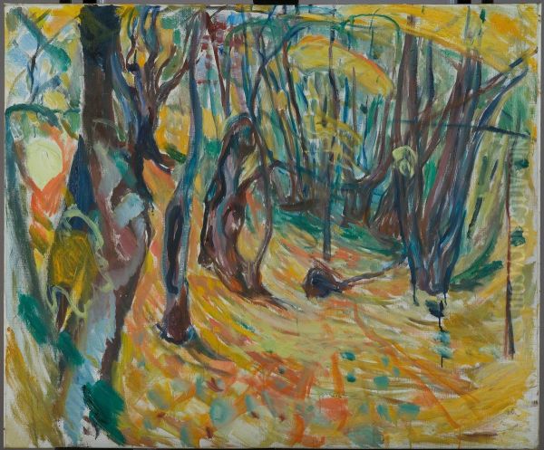 Elm Forest in Autumn - view 1