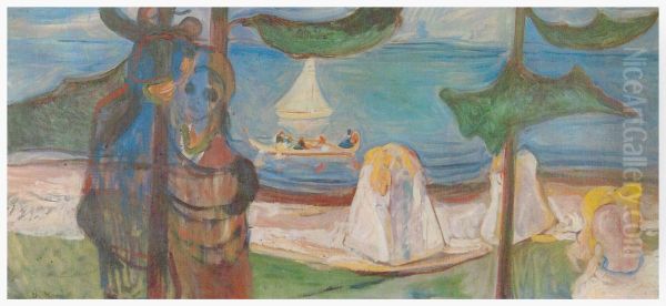 Embrace on the Beach (The Linde Frieze) - view 1