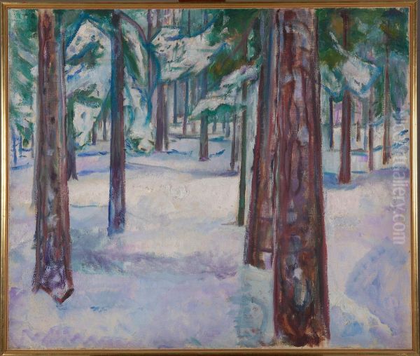 Forest in Snow - view 1