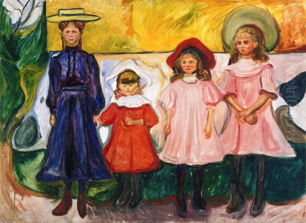 Four Girls in Asgardstrand - view 1