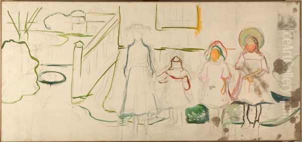 Four Girls in Asgardstrand - view 1