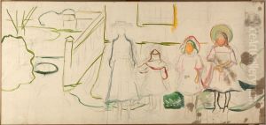 Four Girls in Asgardstrand by Edvard Munch