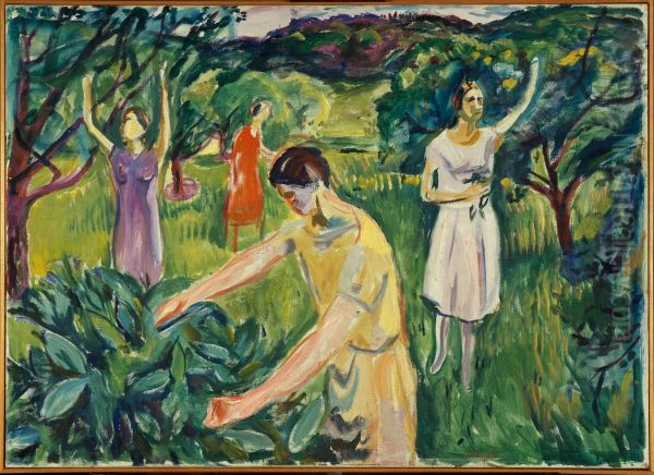 Four Women in the Garden - view 1