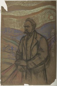 Friedrich Nietzsche by Edvard Munch