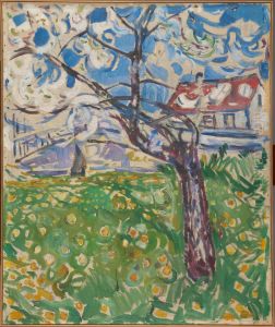Fruit Trees in Blossom by Edvard Munch