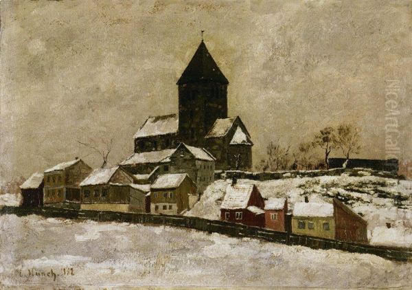 Gamle Aker Church - view 1