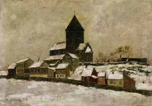 Gamle Aker Church by Edvard Munch
