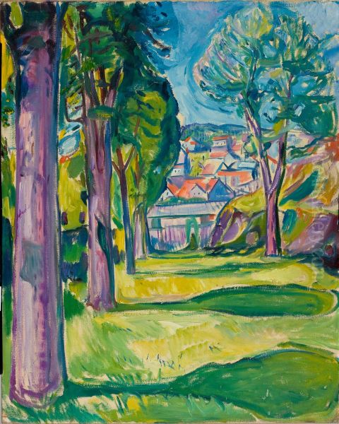 Garden in Kragero - view 1