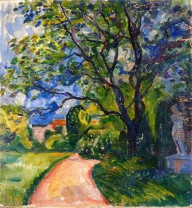 Garden in Lubeck by Edvard Munch