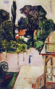Garden in Taarbaek by Edvard Munch