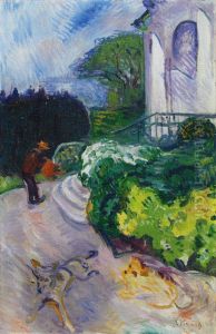 Gardener in Dr. Linde's Garden by Edvard Munch
